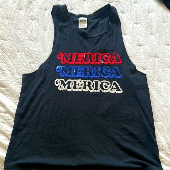 Pink ‘Merica bling tank - Picture 1 of 2